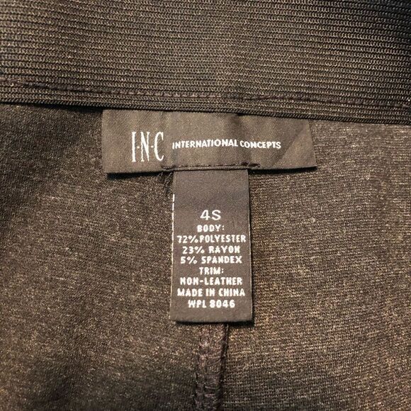 3 for $30! INC grey straight leg pants. - Picture 4 of 9